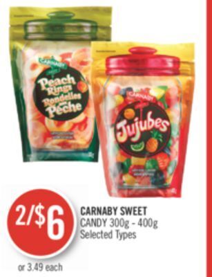 Shoppers Drug Mart Carnaby sweet candy offer
