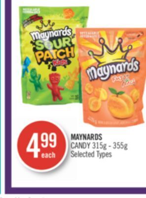 Shoppers Drug Mart Maynards candy offer