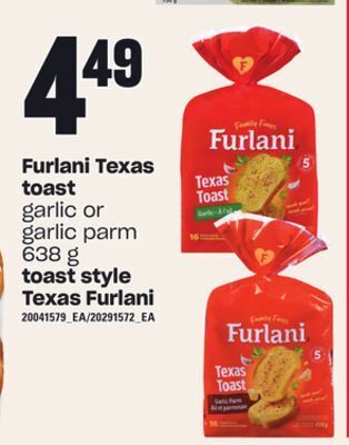 Independent City Market Toast style texas furlani, 638 g offer