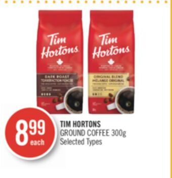 Shoppers Drug Mart Tim hortons ground coffee offer