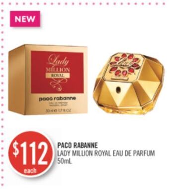 Shoppers Drug Mart Paco rabanne lady million royal eau de parfum offer