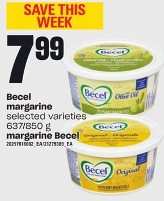 Independent City Market Margarine becel, 637/850 g offer