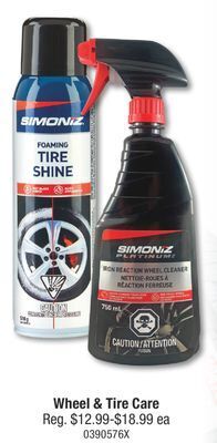 PartSource Simoniz wheel & tire care offer