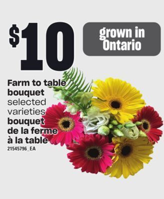 Independent City Market Bouquet de la ferme à la table offer