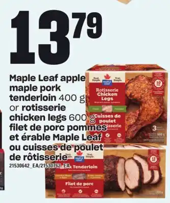 Independent City Market Filet de porc pommes et érable maple leaf ou cuisses de poulet de rôtisserie offer