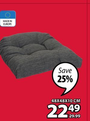 JYSK Murcia outdoor seat cushion offer