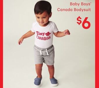 Joe Fresh Baby boys' canada bodysuit offer