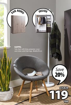 JYSK Kappel tub chair offer