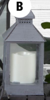 JYSK Claus lantern with led candle offer