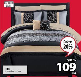 JYSK Erik 8-piece bed-in-a-bag offer