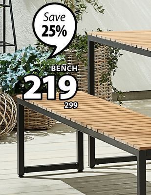JYSK Dagsvad bench offer