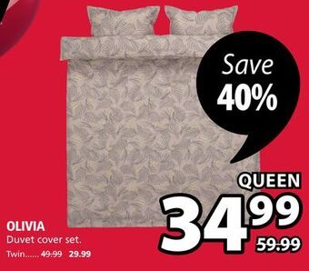 JYSK Olivia duvet cover set offer