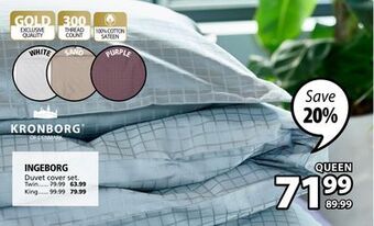 JYSK Ingeborg duvet cover set offer