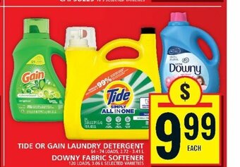 Food Basics Tide Laundry detergent offer