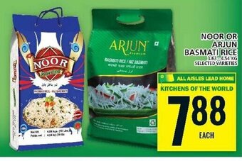 Food Basics NOOR OR ARJUN BASMATI RICE offer