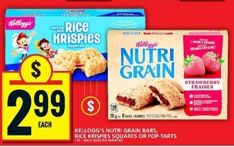 Food Basics KELLOGG'S NUTRI GRAIN BARS offer