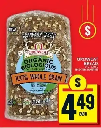 Food Basics OROWEAT BREAD offer
