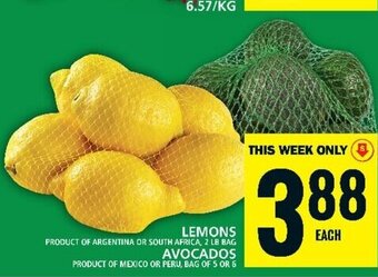 Food Basics Lemons offer