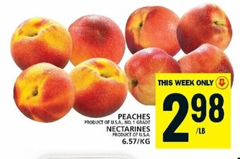 Food Basics PEACHES offer