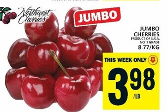 Food Basics JUMBO CHERRIES offer