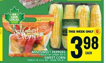 Food Basics MINI SWEET PEPPERS offer