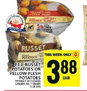 Food Basics P.E.I. RUSSET POTATOES offer