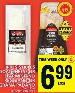 Food Basics IRRESISTIBLES GOAT CHEESE offer