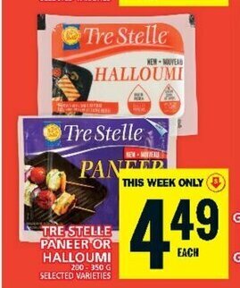 Food Basics TRE STELLE PANEER offer