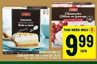 Food Basics IRRESISTIBLES CREAM PIE offer