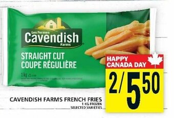 Food Basics CAVENDISH FARMS FRENCH FRIES 1 KG offer