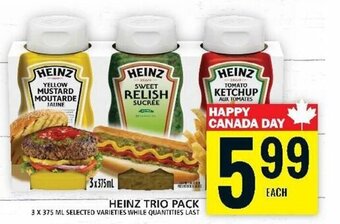 Food Basics HEINZ TRIO PACK offer