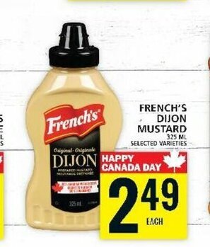 Food Basics FRENCH'S DIJON MUSTARD offer