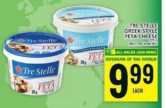 Food Basics TRE STELLE GREEK STYLE FETA CHEESE offer