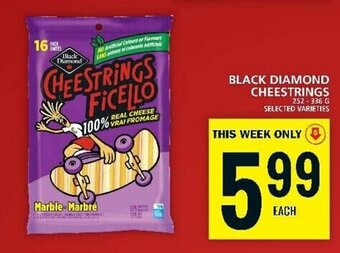 Food Basics BLACK DIAMOND CHEESTRINGS offer
