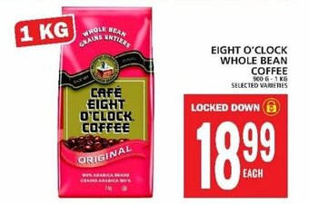 Food Basics EIGHT O'CLOCK WHOLE BEAN COFFEE offer