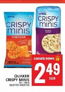 Food Basics QUAKER CRISPY MINIS offer