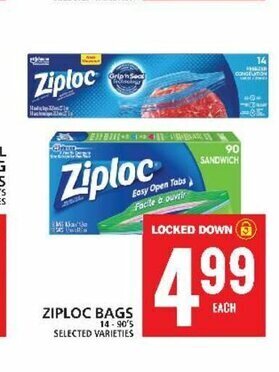 Food Basics ZIPLOC BAGS offer