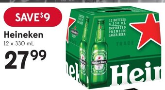 Sobeys Heineken 12 x 330ml offer