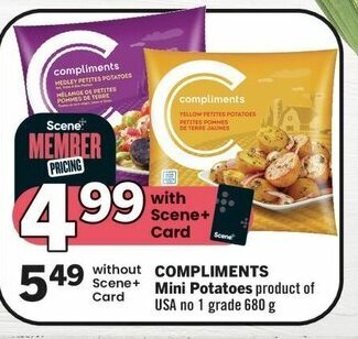 IGA COMPLIMENTS Mini Potatoes 680g offer