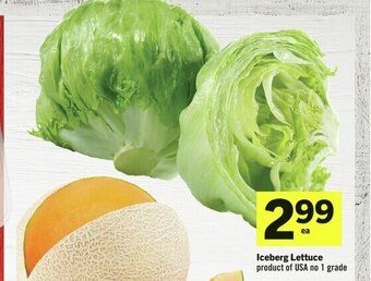 IGA Iceberg Lettuce offer