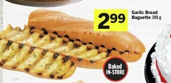 IGA Garlic Bread Baguette 380 g offer