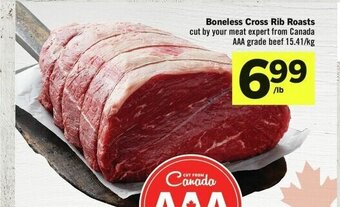 IGA Boneless Cross Rib Roasts offer