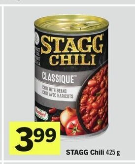 IGA STAGG Chili 425 g offer