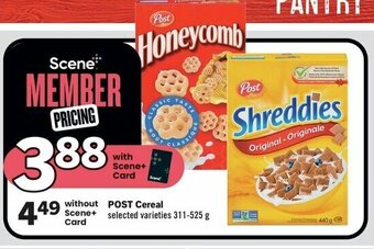 IGA POST Cereal offer