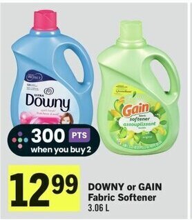 IGA DOWNY or GAIN Fabric Softener 3.06 L offer