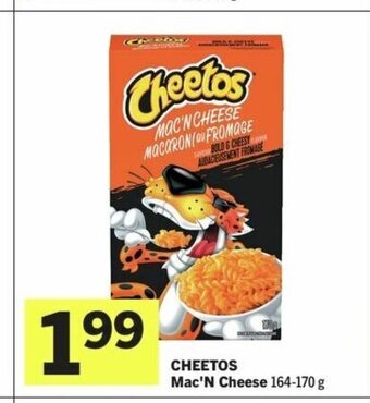IGA CHEETOS Mac'N Cheese 164-170 g offer