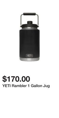 Sport Chek Yeti rambler 1 gallon jug offer