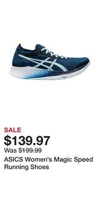 Sport Chek Asics women's magic speed running shoes offer