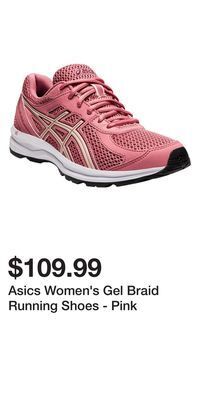 Mark's Asics women's gel braid running shoes - pink offer