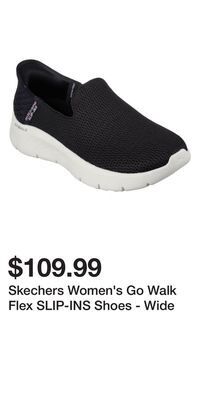 Mark's Skechers women's go walk flex slip-ins shoes - wide offer